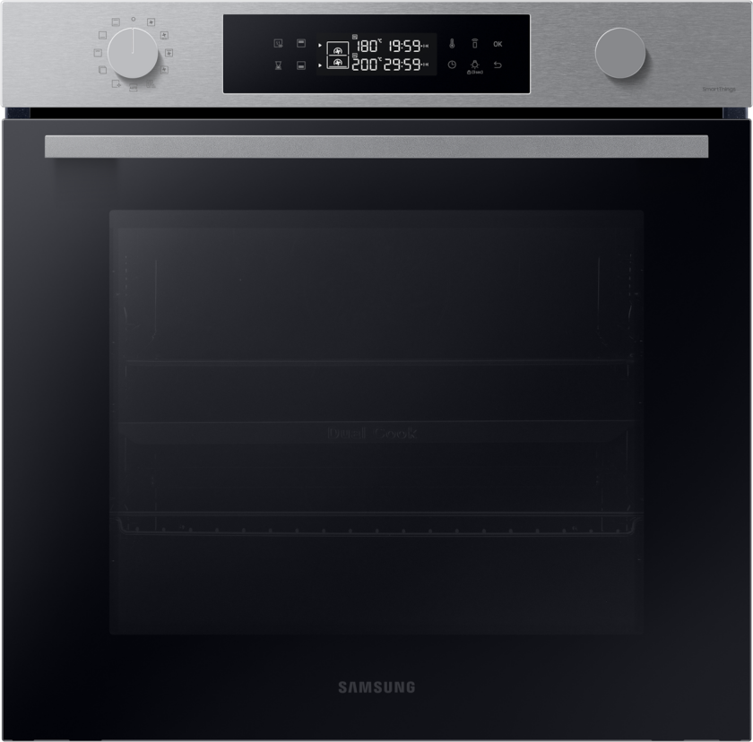 Integrert stekeovn Serie 4 NV7B44305CS/U1 med Dual Cook 76 L, Silver