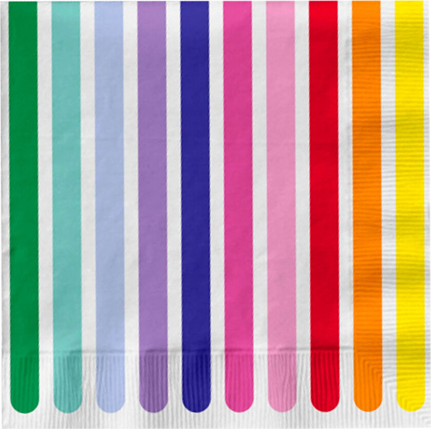Servietter Stripes - 20-pakning