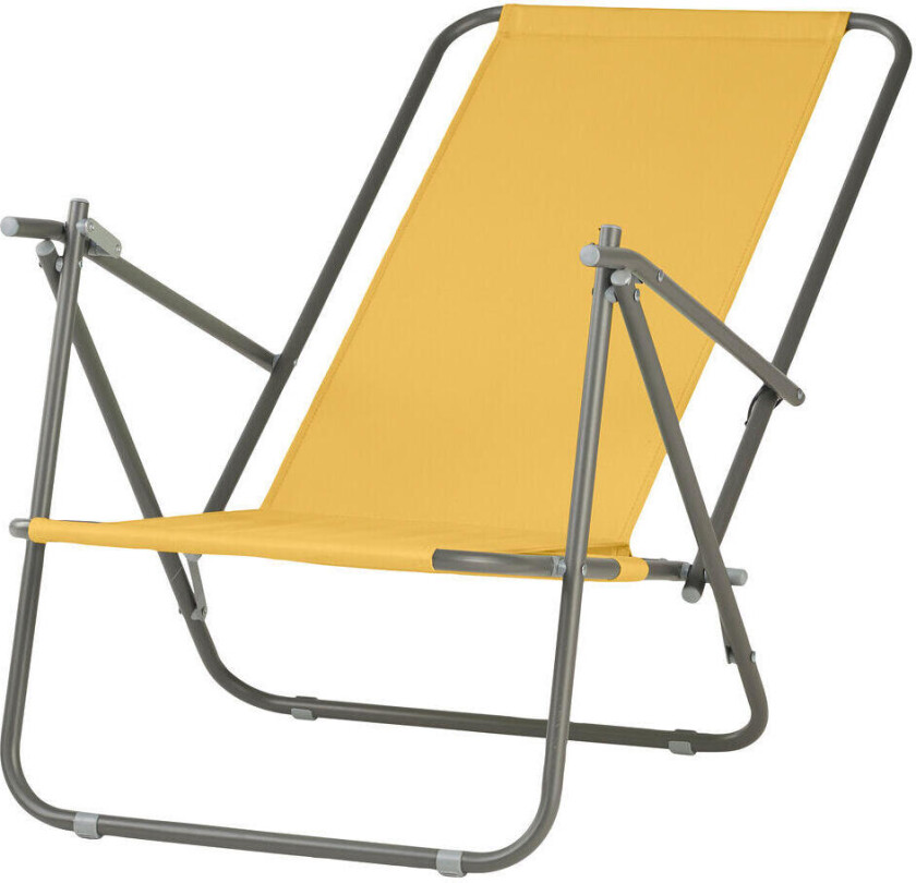Strandstol/campingstol med høy rygg