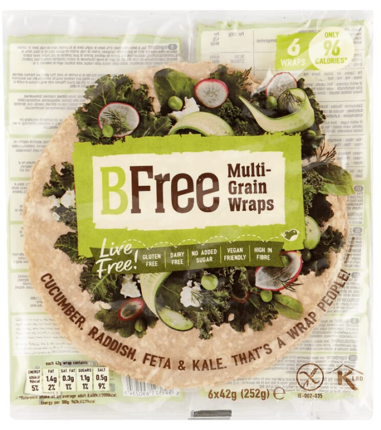 Bfree Fullkorn Wraps Glutenfri 6stk