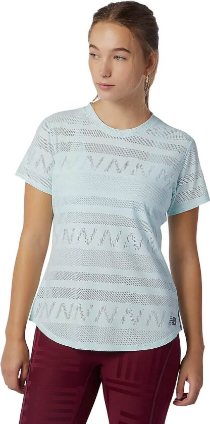 Women's Q Speed Jacquard Short Sleeve (2022) XS, Pale Blue Chill