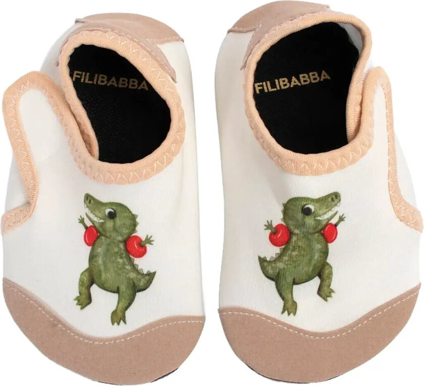 Badesko Str. 24-25 - Dino Beach Accessories Sports Equipment Swimming Accessories Cream Filibabba