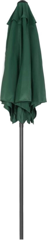 Parasoll Ø196 cm, parasoll med sammenleggbar funksjon, sekskantet balkongparasoll, strandparasoll, vindtett, stabil markedsparap