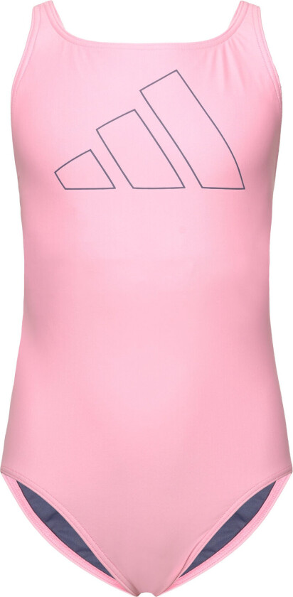 Performance Big Bars Swimsuit Badedrakt Badetøy Pink Adidas Performance