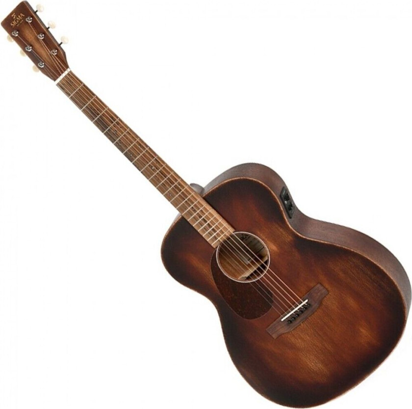 000M-15EL-AGED Electro Acoustic Left Handed Distressed Satin