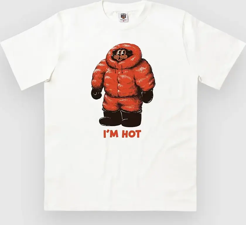 Im Hot Seasonal T-skjorte hvit