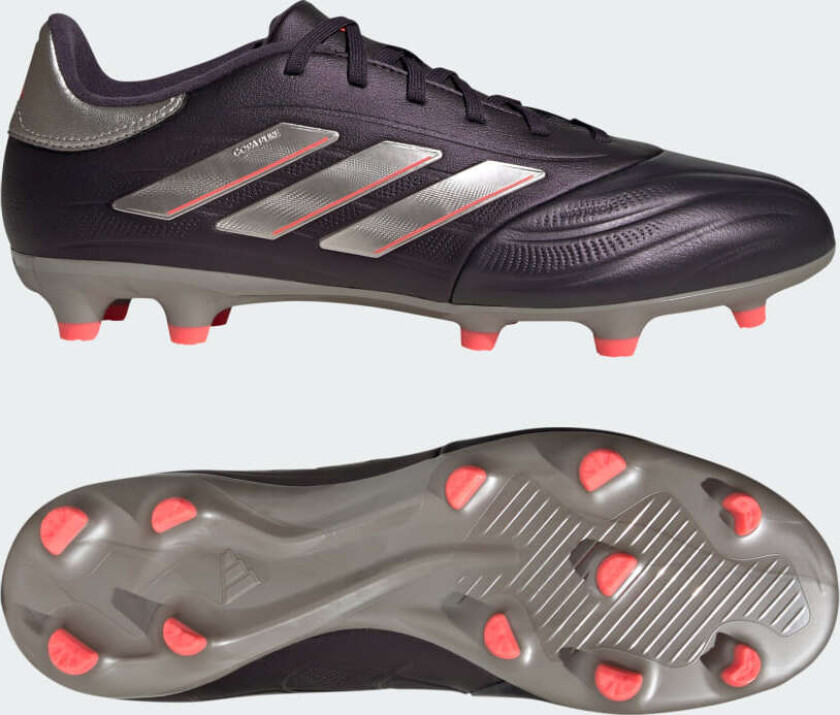 Copa Pure 2 League Fg Vivid Horizon - Svart/platin Metallisk /Turbo - Gress (Fg), størrelse 44⅔