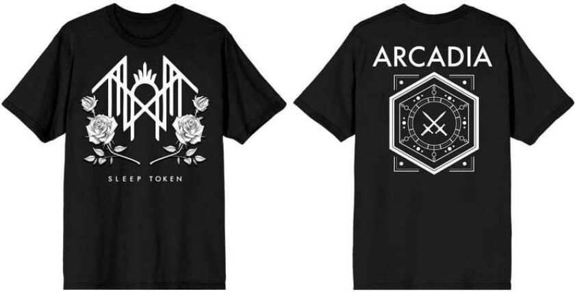 T-skjorte - Arcadia - S til 4XL - Herrer - svart