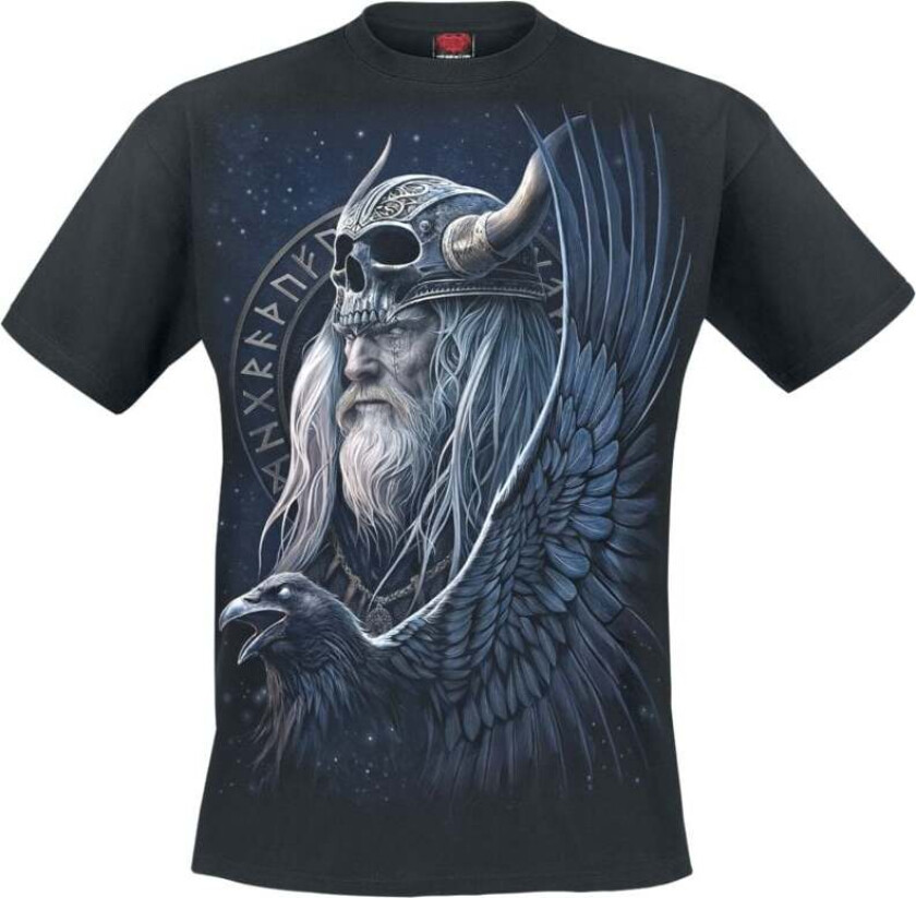 T-skjorte - Odin's Warrior - S til 4XL - Herrer - svart
