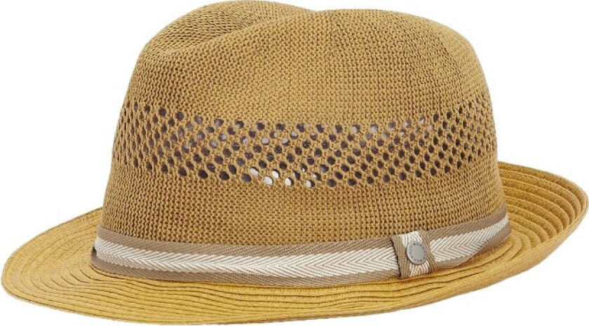 M's Craster Trilby Summer Hat Dark Tan
