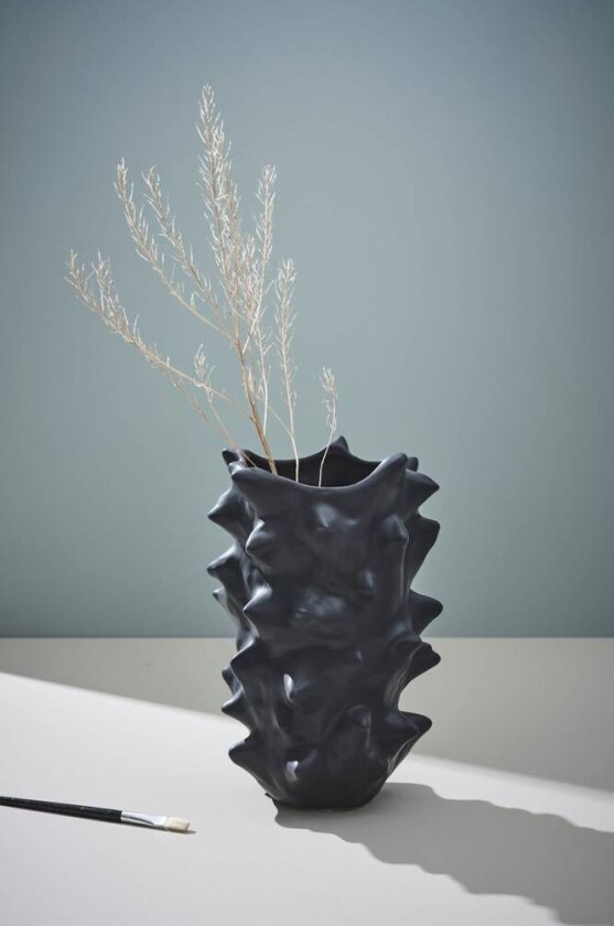 vase - høy Svart