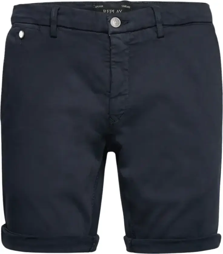 Herre, Shorts, Blå, W38