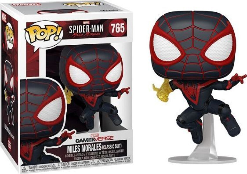 Funko Pop! Vinilin Figrl: Marvel: Spider-Man: Miles Morales - Miles (W/ Chase)