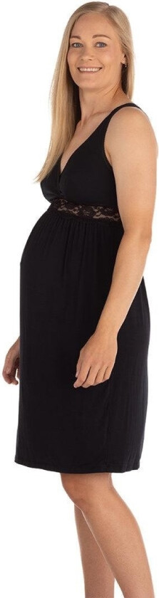 Maternity & Nursing Nightie Black L, 602200