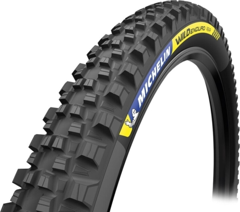 Mtb Enduro Sammenleggbart Sykkeldekk Michelin 29X2,40 (Etrto Størrelse 61-622) Wild Enduro (Tpi 55) Premium Racing Line Tubeless Ready Baksidevegg Sv