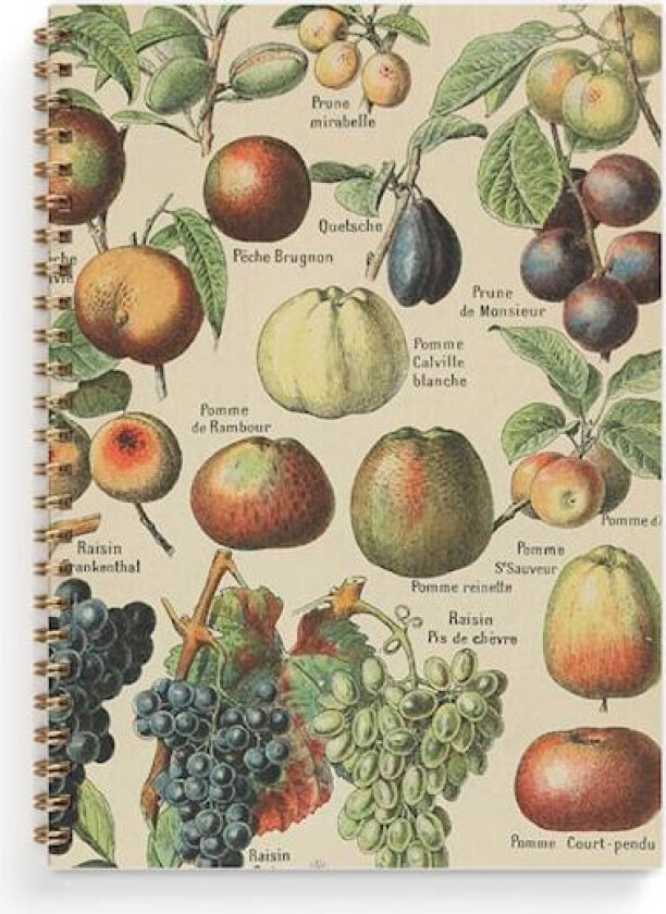 Notatbok A5 Vintage Frukt