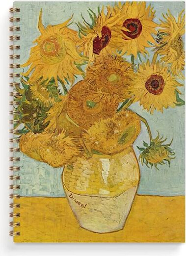 Notatbok A5 Solsikker van Gogh