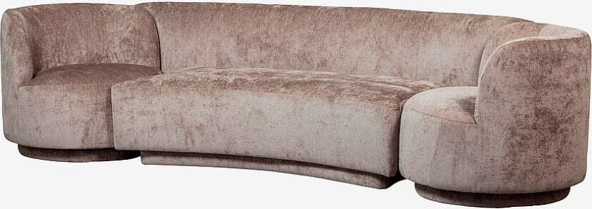 Combi-Sofa Popular - Brun