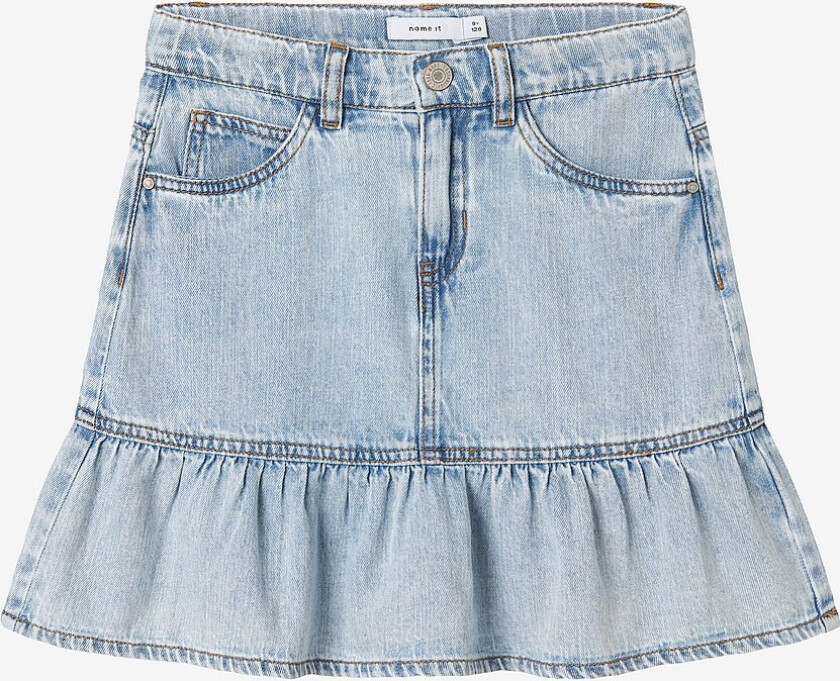 Jeans-shorts nkfNynne Short Dnm Skirt 3266 - Blå