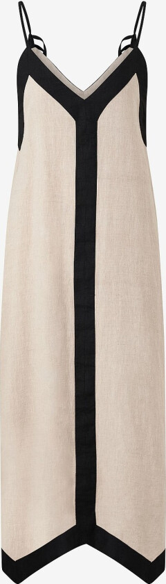 Kjole i lin RigittaIW Strap Dress - Beige