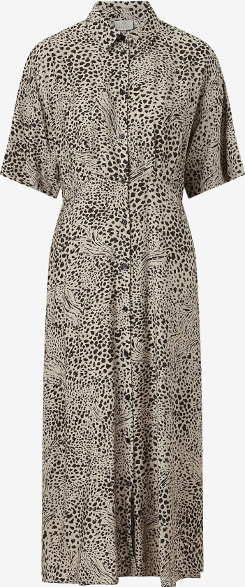 Maxikjole kaDebra Shirt Dress - Beige