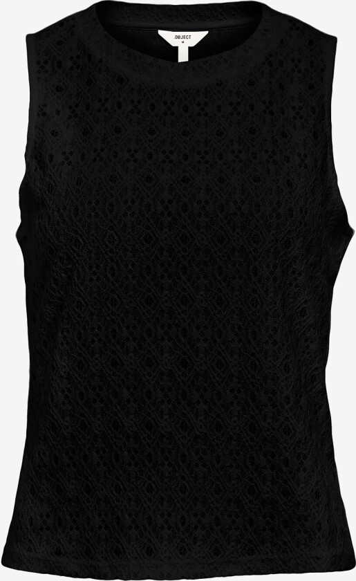 Topp objLaila S/L RE Tank Top - Svart