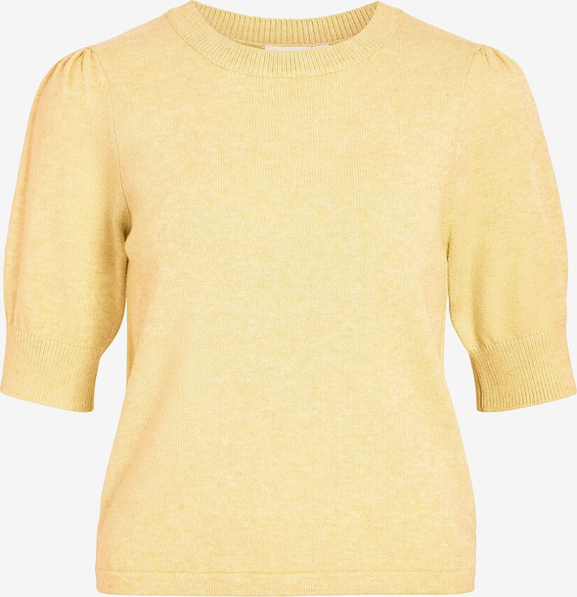Topp viRil 2/4 Sleeve O-neck - Gul