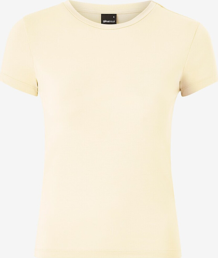 Topp Soft Touch Short Sleeve Top - Gul