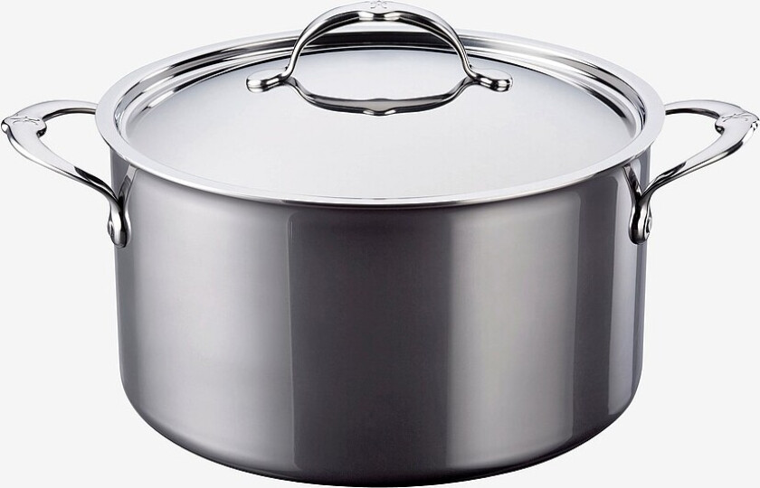 Kjele med lokk NanoBond diameter 26 cm, 7,6 liter - Krom