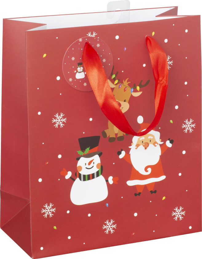 Gavepose jul XL matt rød