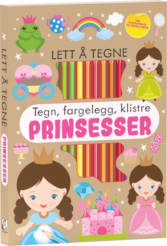 Fargeleggingspakke Prinsesser