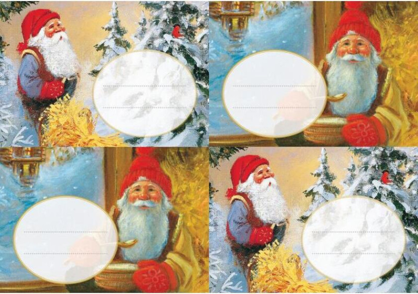 Merkelapper jul J.J. selvklebende 2 ark