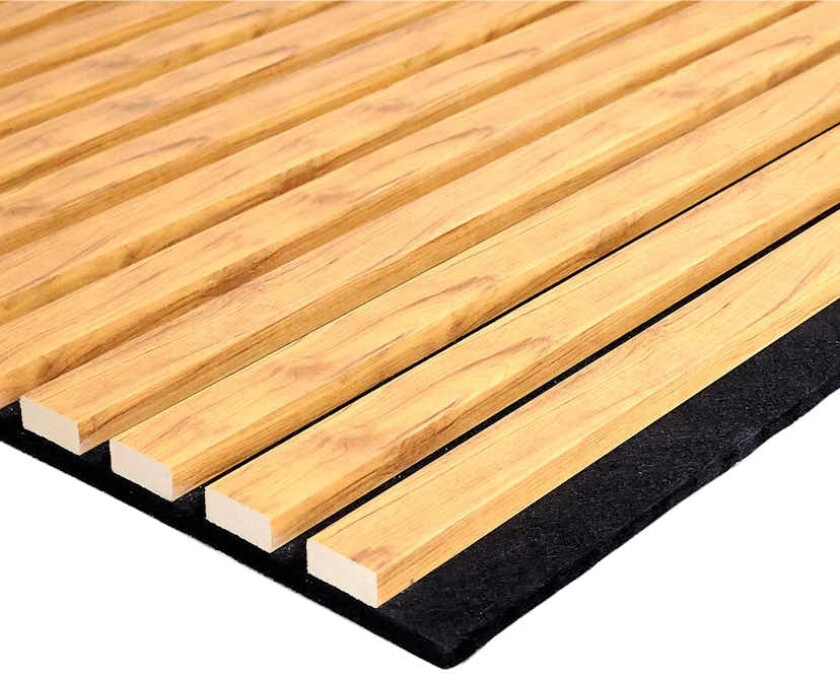 Akustikkpanel Lundbergs SPA Sort Filt 2680x615x24 mm