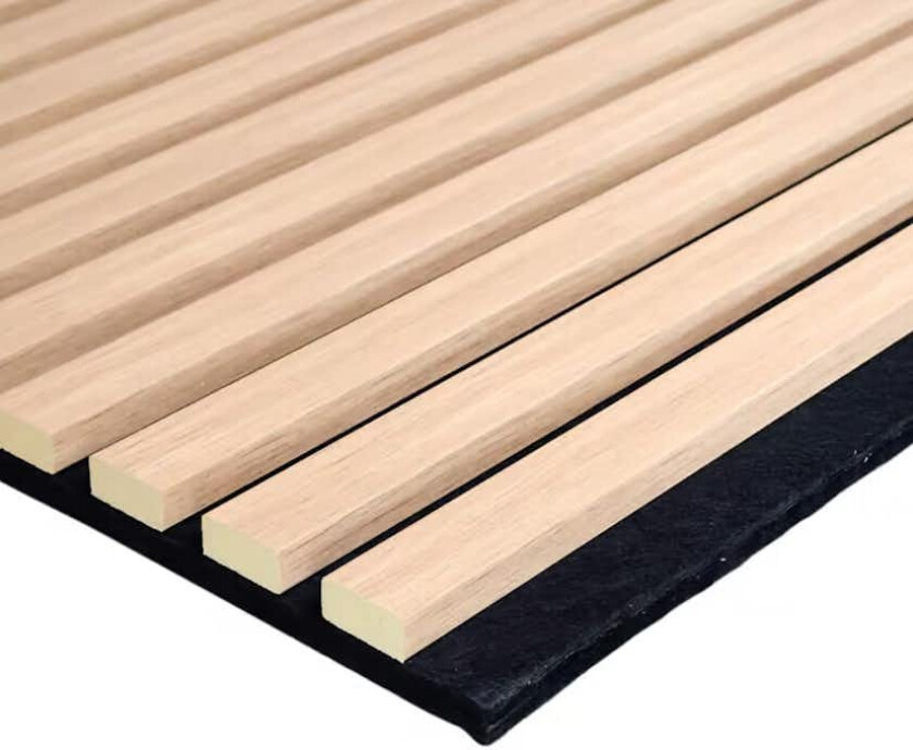 Akustikkpanel Lundbergs SPA Sort Filt 2680x615x24 mm