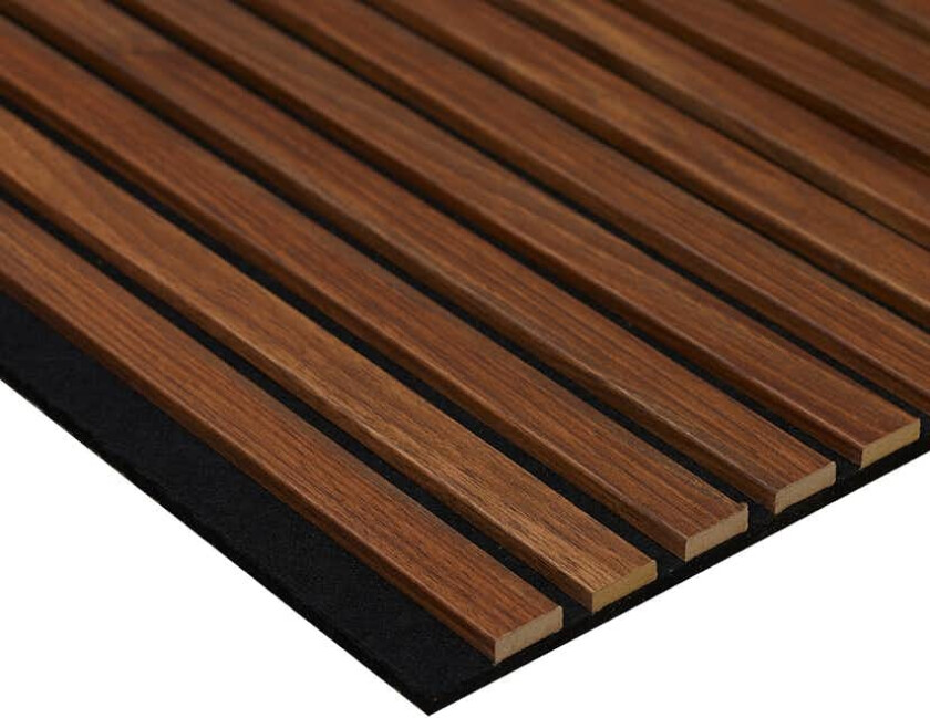 Akustikkpanel Lundbergs Harmoni Sort Filt 2590x615x20 mm