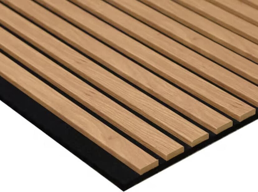Akustikkpanel Lundbergs Harmoni Sort Filt 2590x615x20 mm