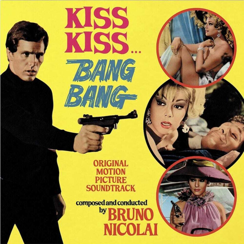 Bruno Nicolai Kiss Kiss Bang Bang O.s.t. Clear Yellow Vinyl LP/Vinyl