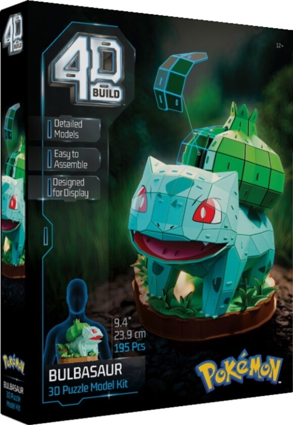 4D Puzzles Pokemon 30 Cm - Bulbasaur