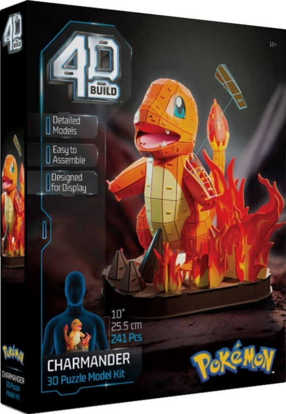 4D Puzzles Pokemon 30 Cm - Charmander