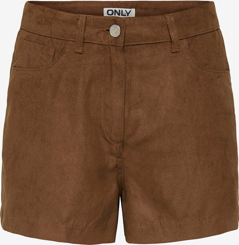 Shorts onlSandi MW Faux Suede Shorts Pnt - Brun