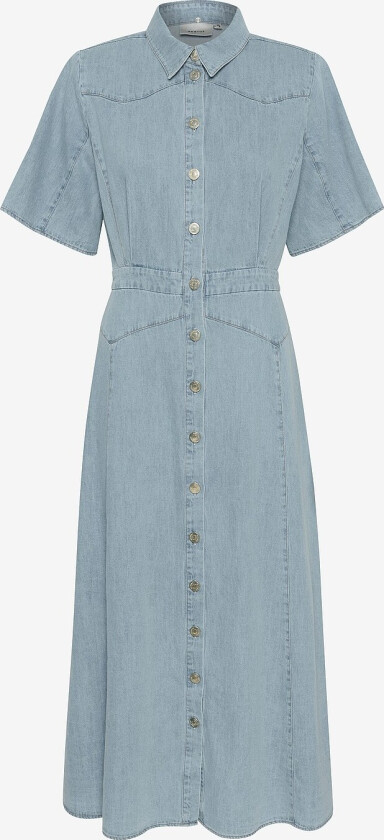 Maxikjole gzSauda SS Long Dress - Blå