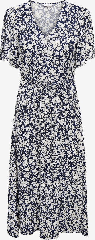 Kjole onlHalia Life S/S Midi Dress Wvn NO - Blå