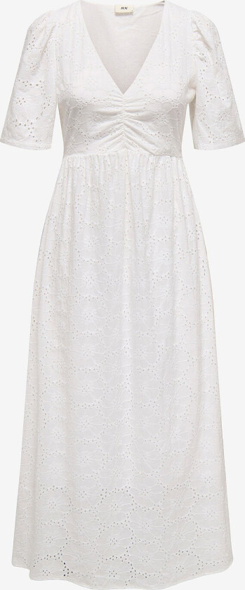 Kjole jdyHeaven 2/4 V-neck Anglaise Dress - Hvit