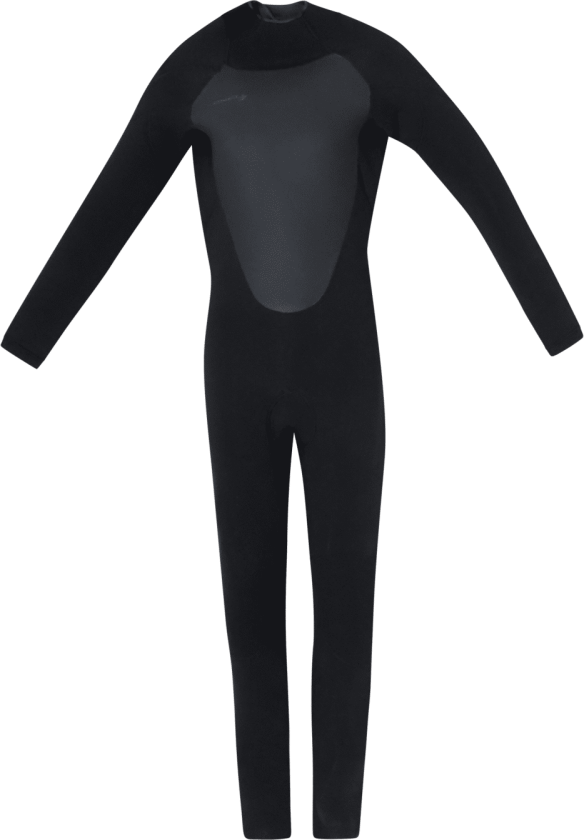 Epic 5/4mm Back Zip Full, våtdrakt, herre Black/Black/Black