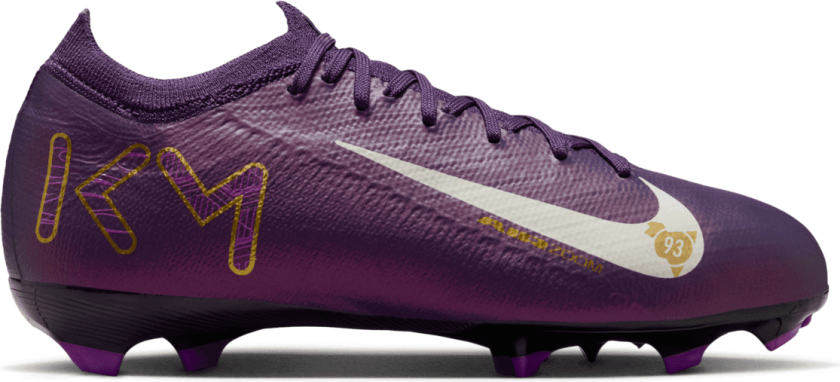 Zoom Mercurial Vapor 16 Pro Kylian Mbappé FG, fotballsko gress, junior GRAND PURPLE/PALE IV