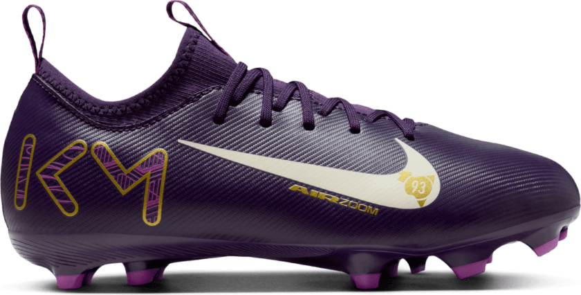 Mercurial Vapor 16 MG Academy "Kylian Mbappé" Q2 25, fotballsko gress og kunstgress, junior GRAND PURPLE/PALE IV