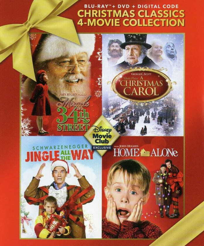Disney Movie Club Christmas Classics Four Movie Bluray
