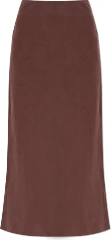 Dame, Skjørt, Brun, L