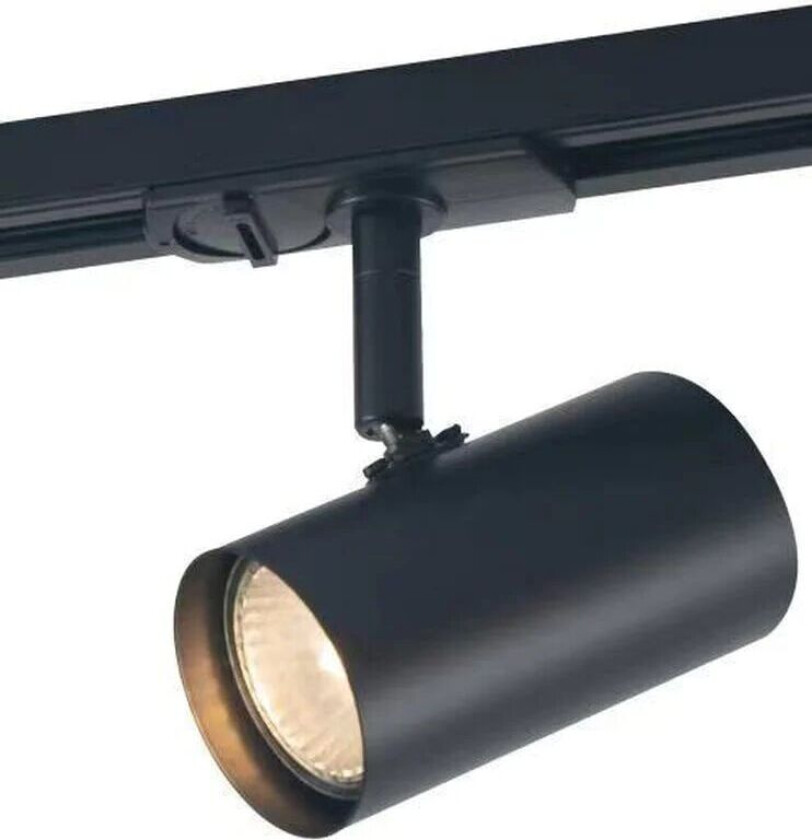 Trackline Jazz enkel spot for skinne - Svart