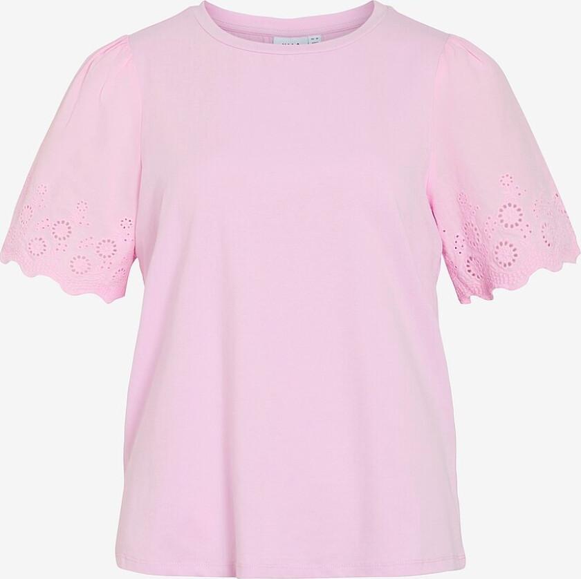 Topp viCeliana O-neck S/s Top - Rosa